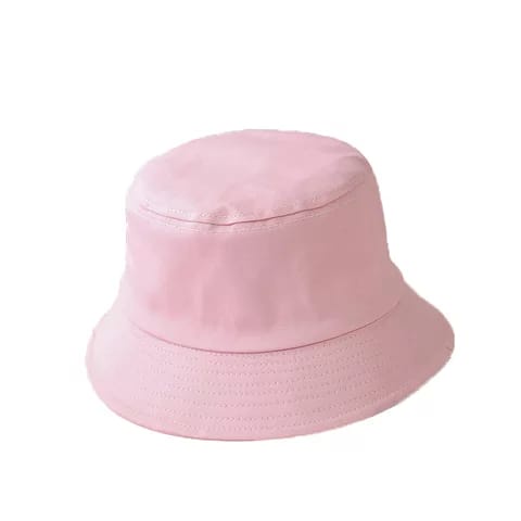 Topi Bucket Hats Polos Pria dan Wanita Bolak Balik bisa bayar di tempat