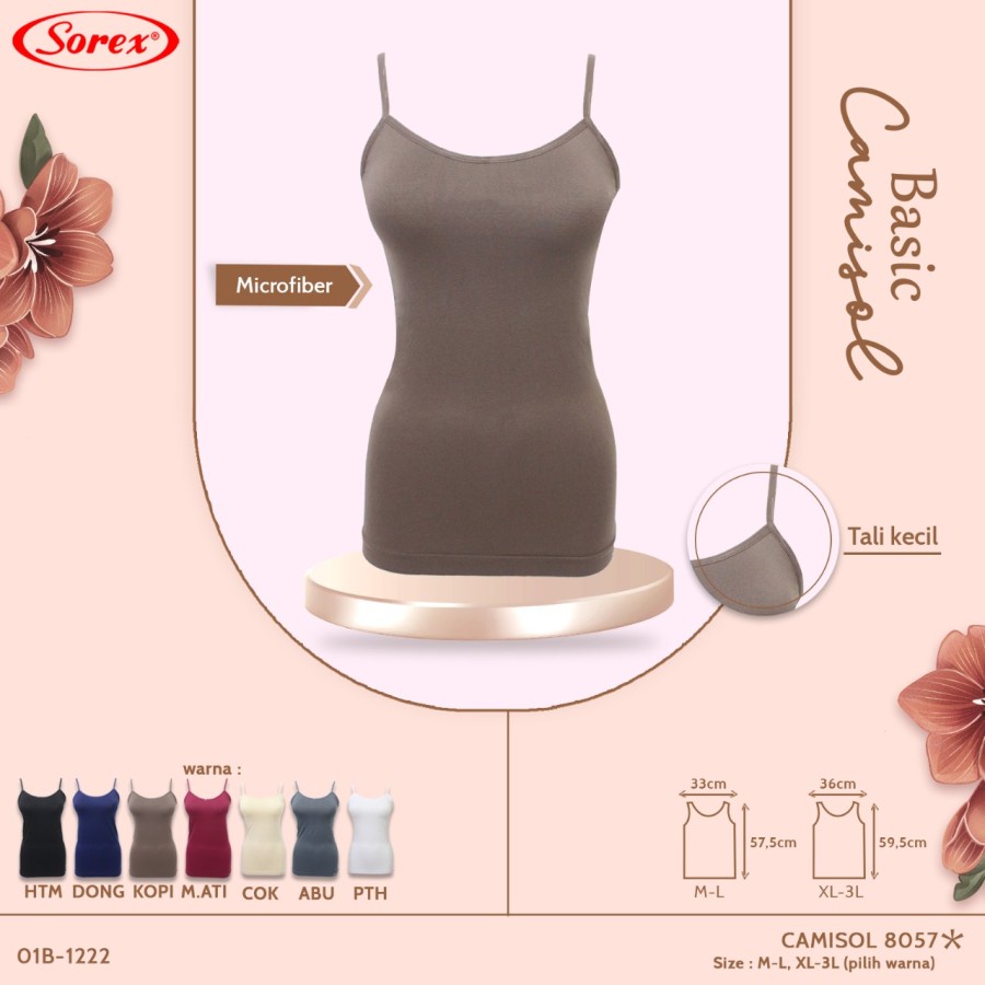 Camisol Tanktop Wanita Sorex 8057