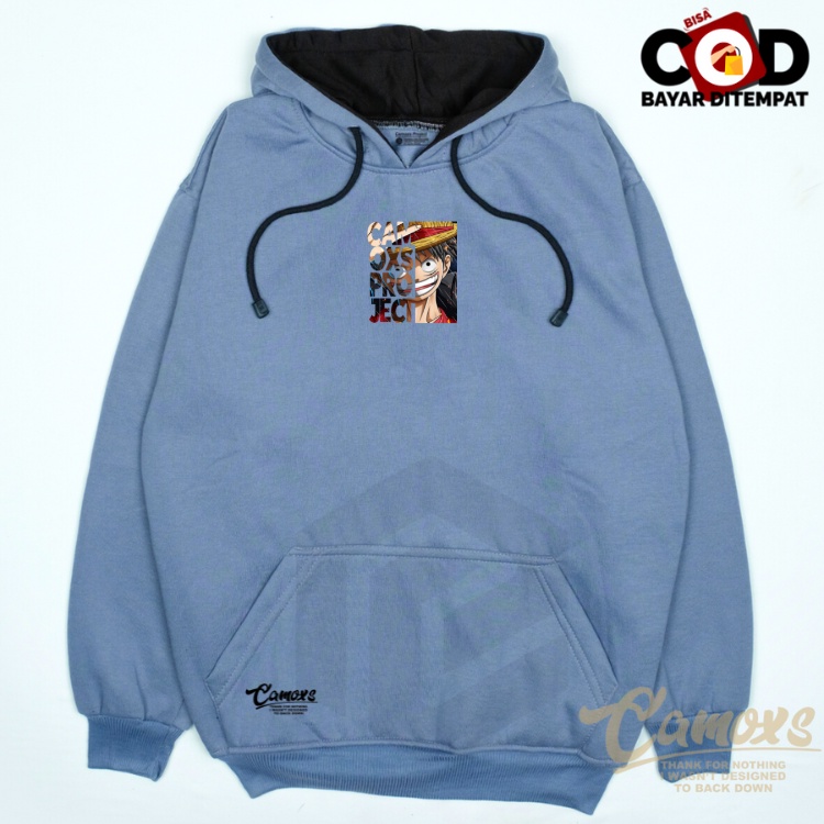 Switer Hodie Pria Aesthetic Anime Terbaru 2023 Hoodie Cowok Distro Keren Sweater Hudi Abu Paralon Original Brand Camoxs Project Jaket Hudi Oversize M L XL XXL HODDIE