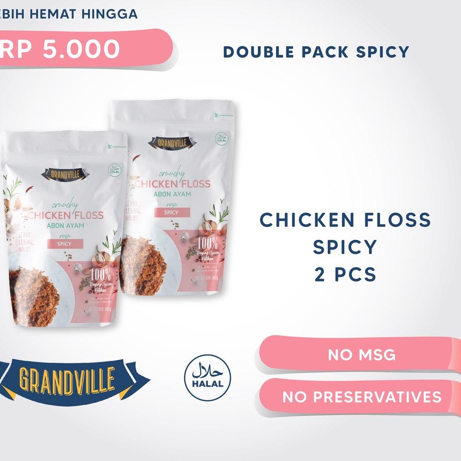 

♦ Grandville Abon AYAM Crunchy Double Pack Spicy ➦