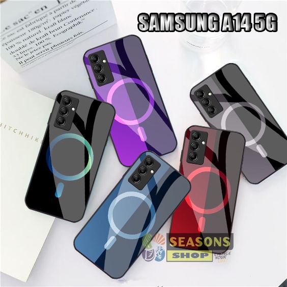 Softcase Samsung A14 5G Terbaru Softcase Kaca Samsung A14 5G - Softcase Glass Glitter Samsung A14 5G