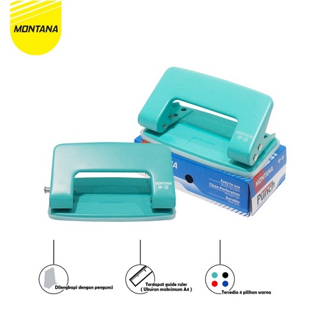

PUNCH MONTANA HP-30 / PEMBOLONG KERTAS 2 LUBANG MONTANA HP-30