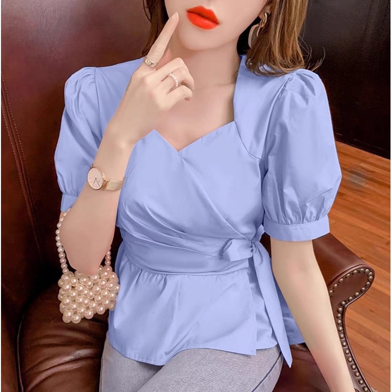 FWG - BLOUSE DETA / BLOUSE WANITA / ATASAN WANITA KEKINIAN / BLOUSE / BLOUSE KOREA STYLE / BAJU ATASAN