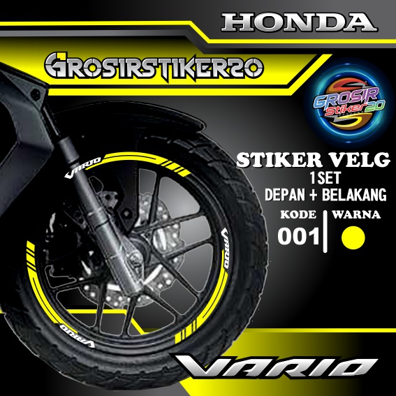 STIKER CUTTING LIST VELG HONDA VARIO / LIST VELG CUTTING STIKER HONDA VARIO / CUTTING STIKER VARIASI