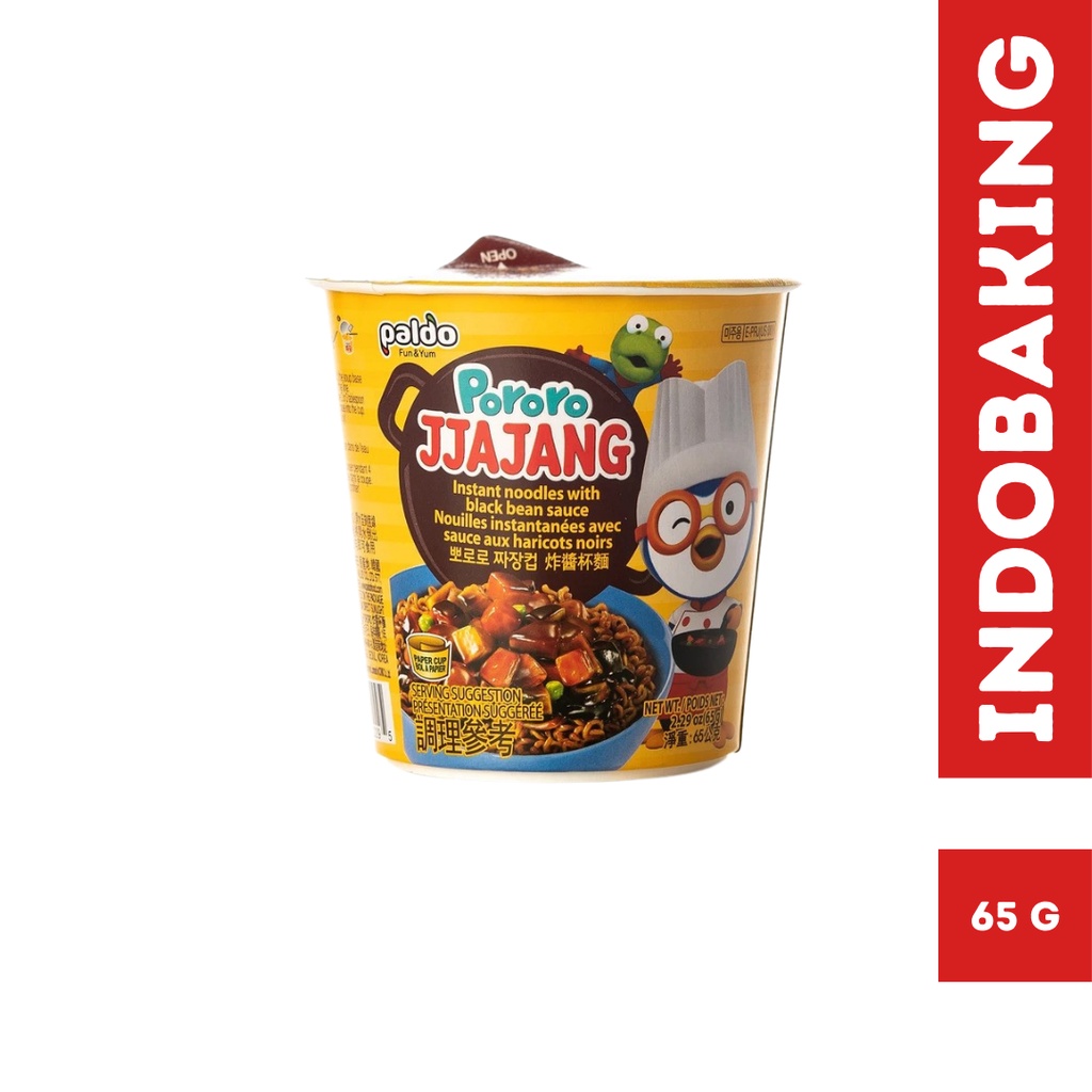

Paldo Pororo Jjajang Cup Noodle Mie Instan 65g