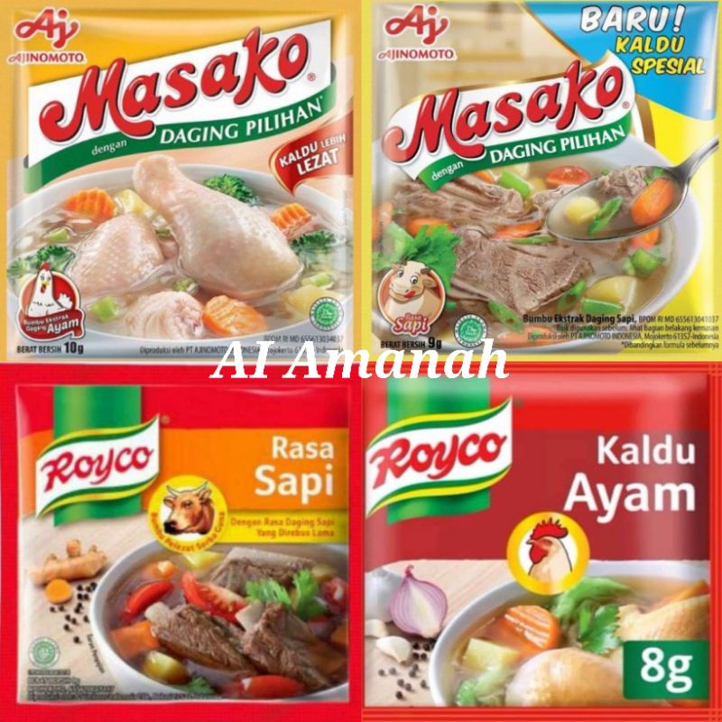 

MASAKO AYAM MASAKO SAPI / ROYCO AYAM ROYCO SAPI