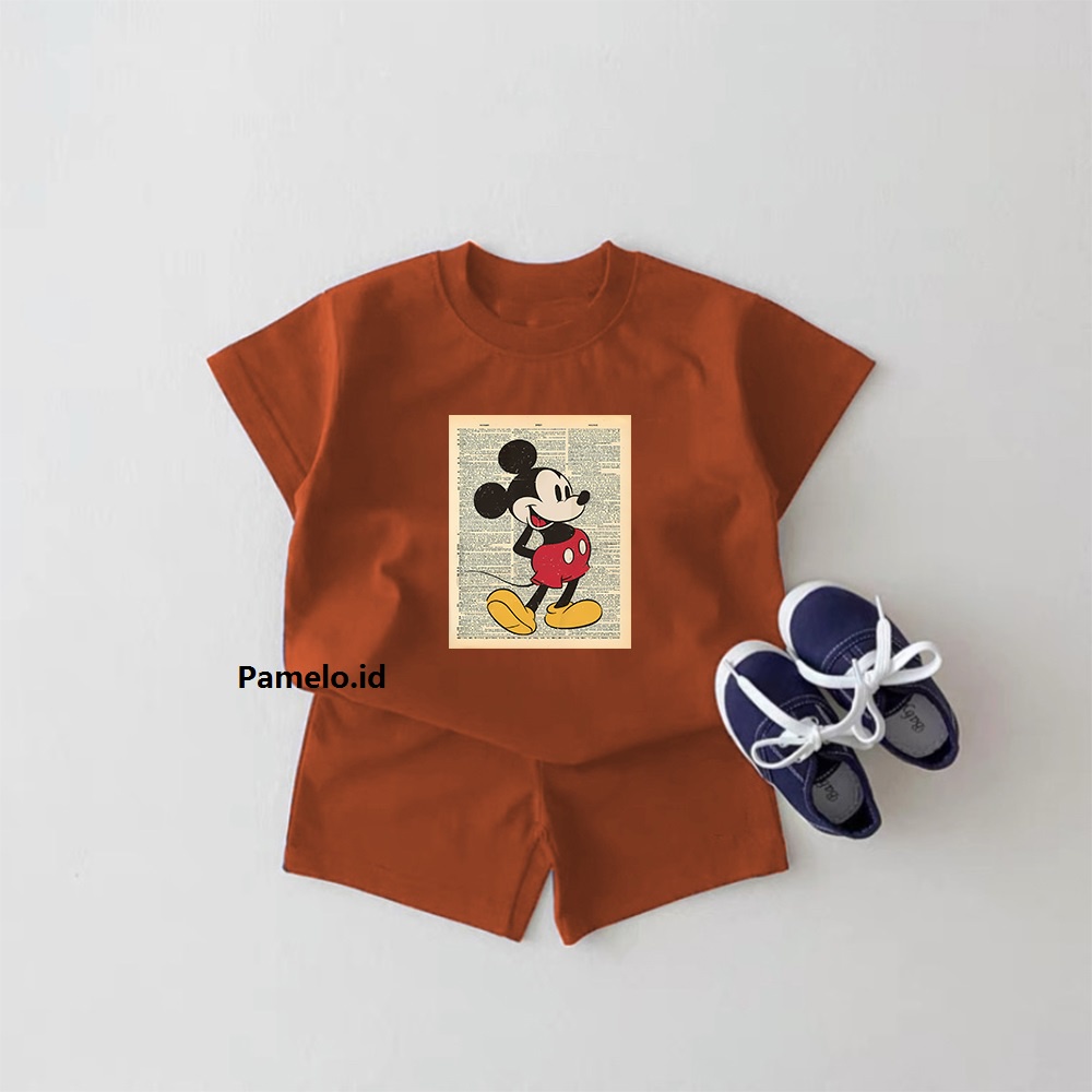 Pamelo.id Set Anak Viral / Miki Koran / Fashion Anak / Stelan baju anak / Korea Style / Set Balita