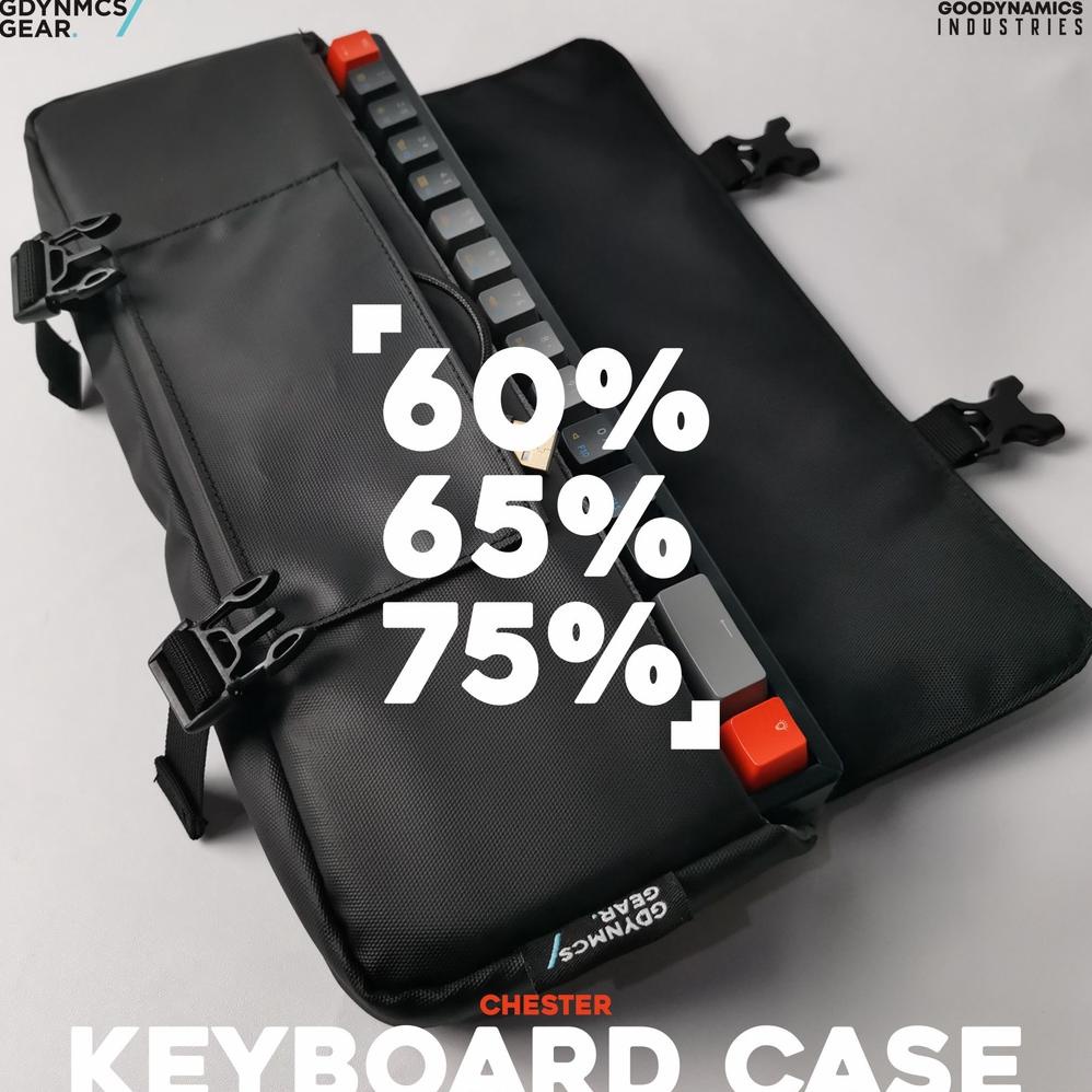 CHESTER keyboard case | GDYNMCS GEAR tas keyboard 60% 65% 75% keychron K6 travel case