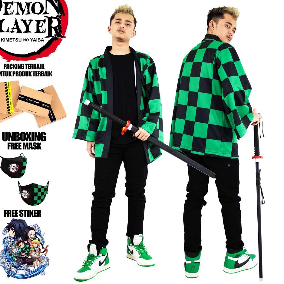 ✩ Haori Kimetsu no yaiba KIMONO TANJIRO KAMADO ZENITSU AGATSUMA DEMON SLAYER COSPLAY ➺