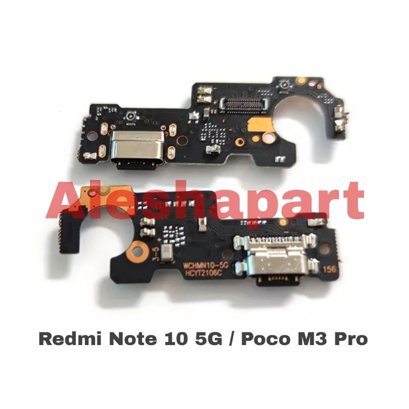 PCB Konektor Cas Redmi note 10 5 g/Poco M3 Pro / Flexible Charger redmi note 10 5 g/Poco M3
