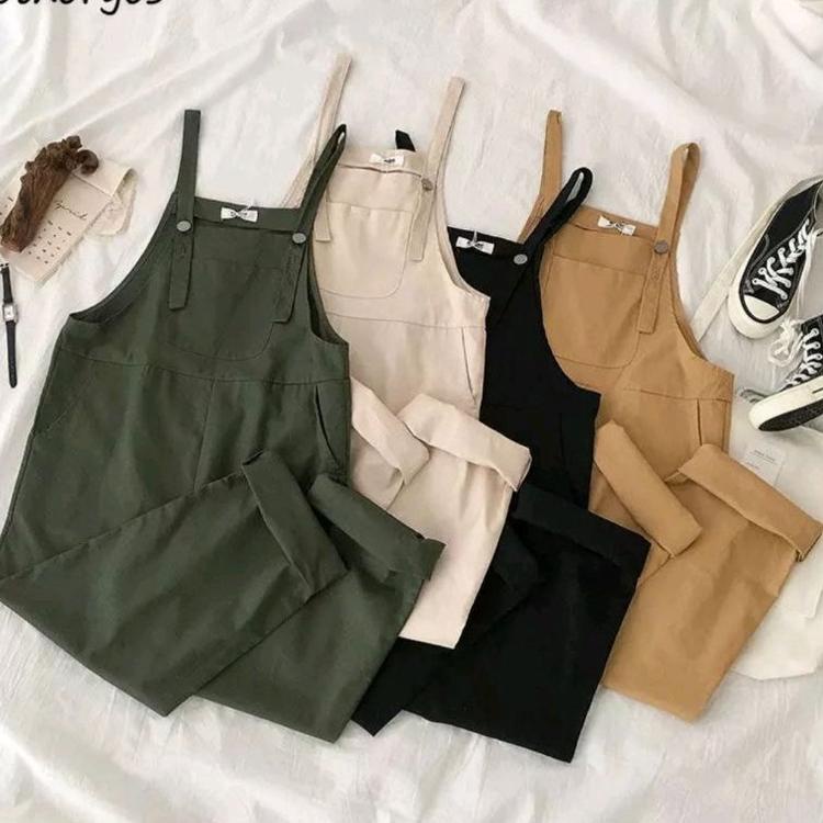 STOK TERBATAS Fau-Fau Overall--Baju Kodok Wanita -Korean Style Wanita-Overall Wanita-Baju Wanita Jum