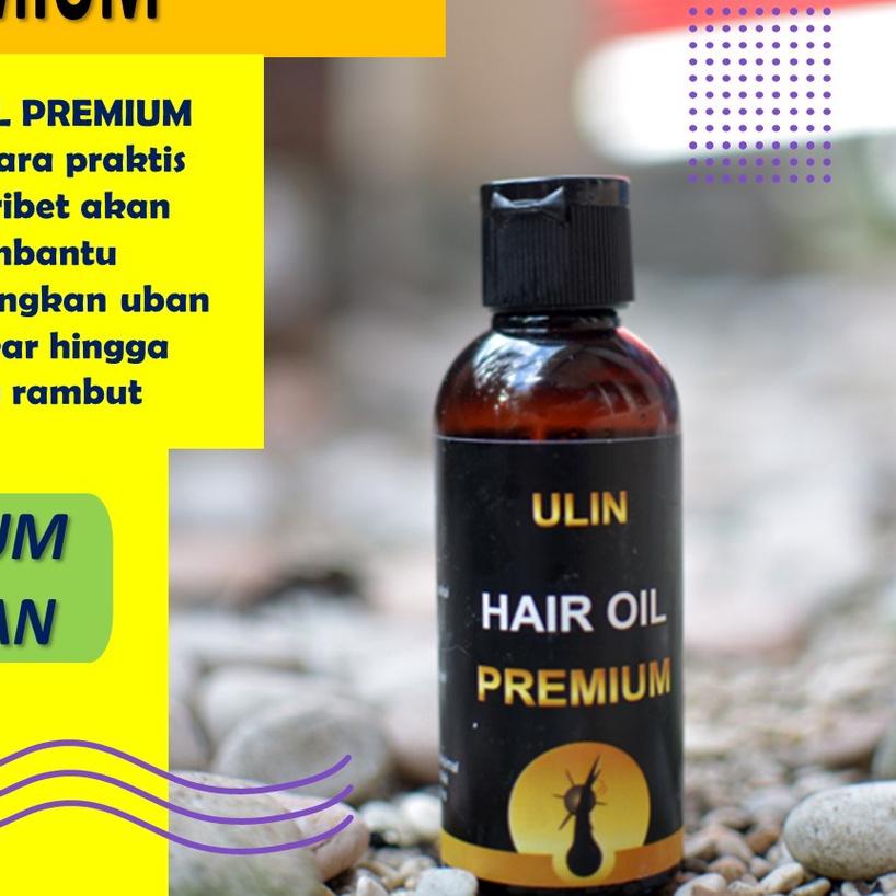 ☺ Penghilang Uban Ulin Oil Premium Minyak Penghitam Uban ☆