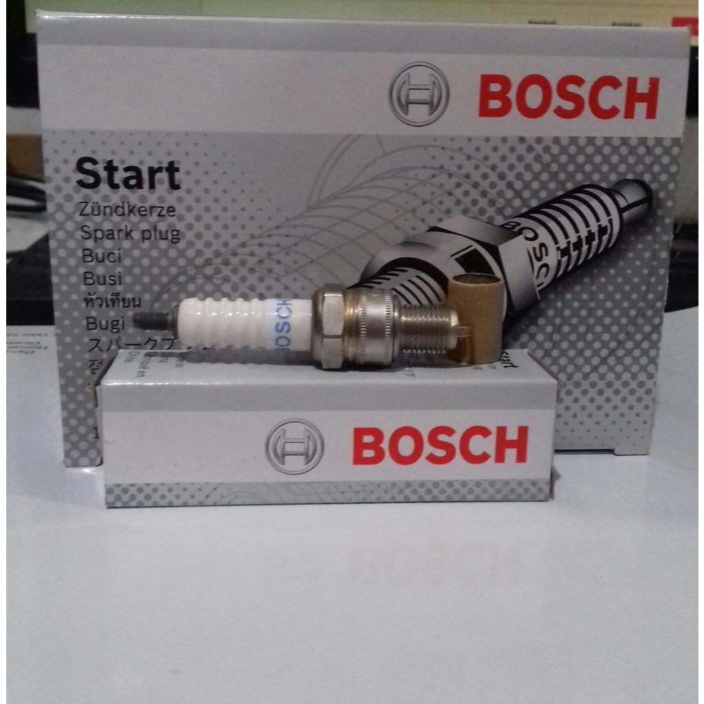 busi motor bebek c7hsa BOSCH drat pendek busi grand mio supra smash jupiter revo lama vega