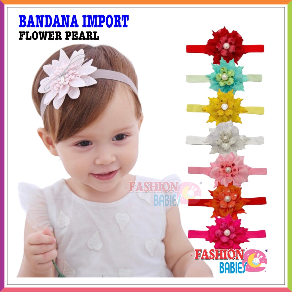 BANDANA IMPORT FLOWER ABC ❤ Fashionbabies ❤