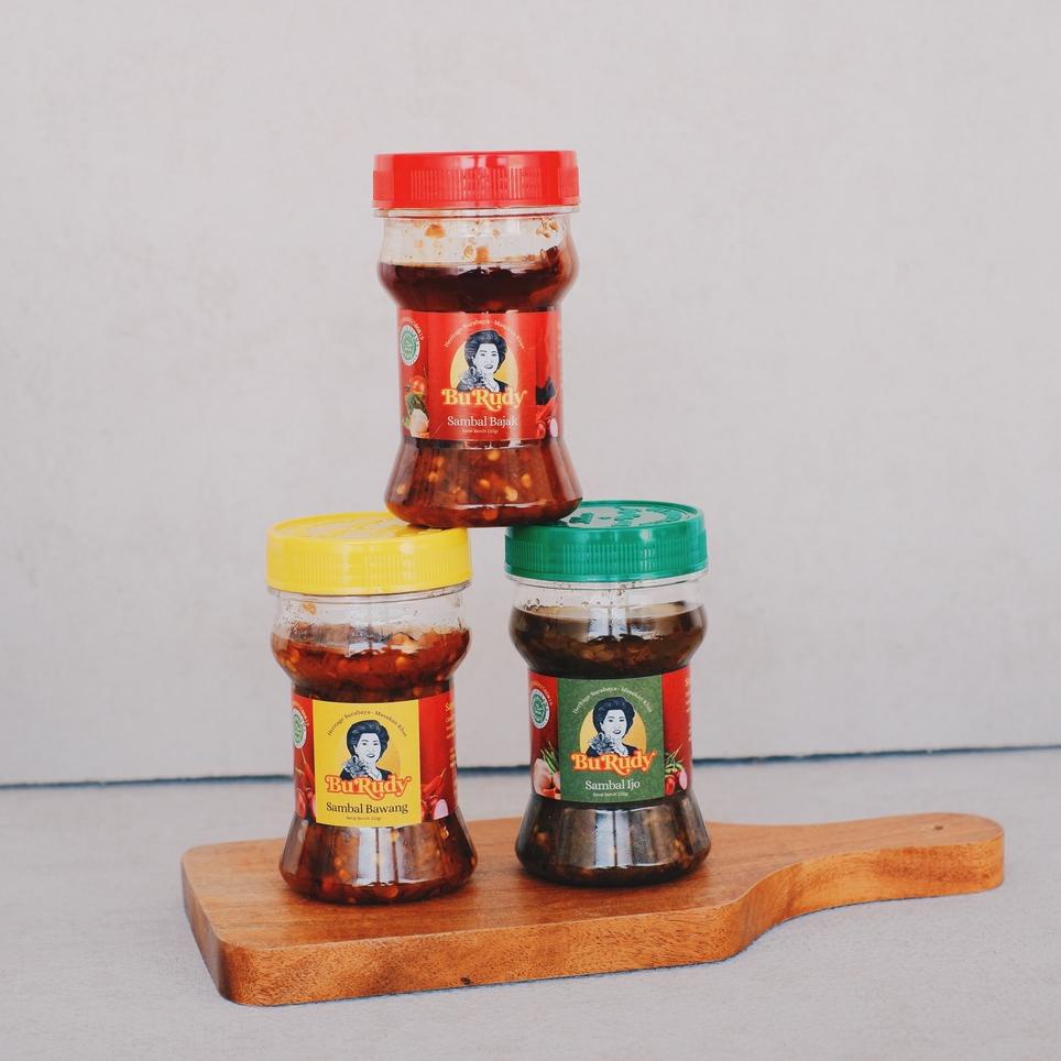 

♩ Paket Sambal Setopan Bu Rudy (3 Botol) ➨