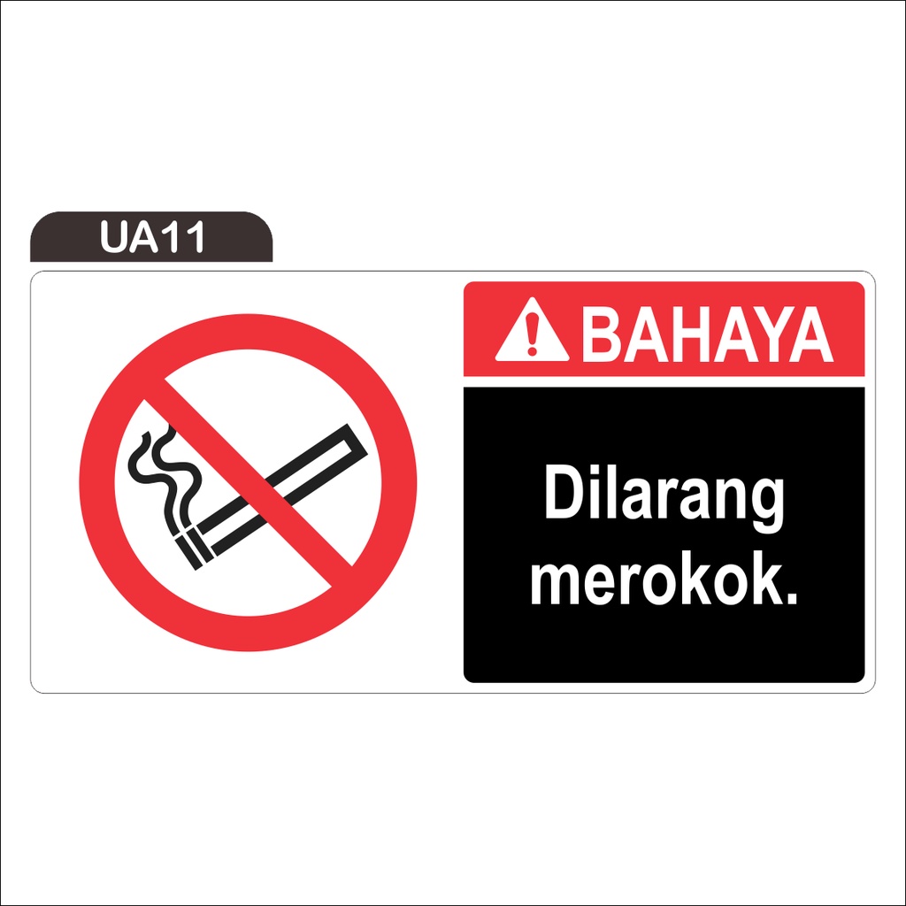 

RAMBU BAHAYA DILARANG MEROKOK