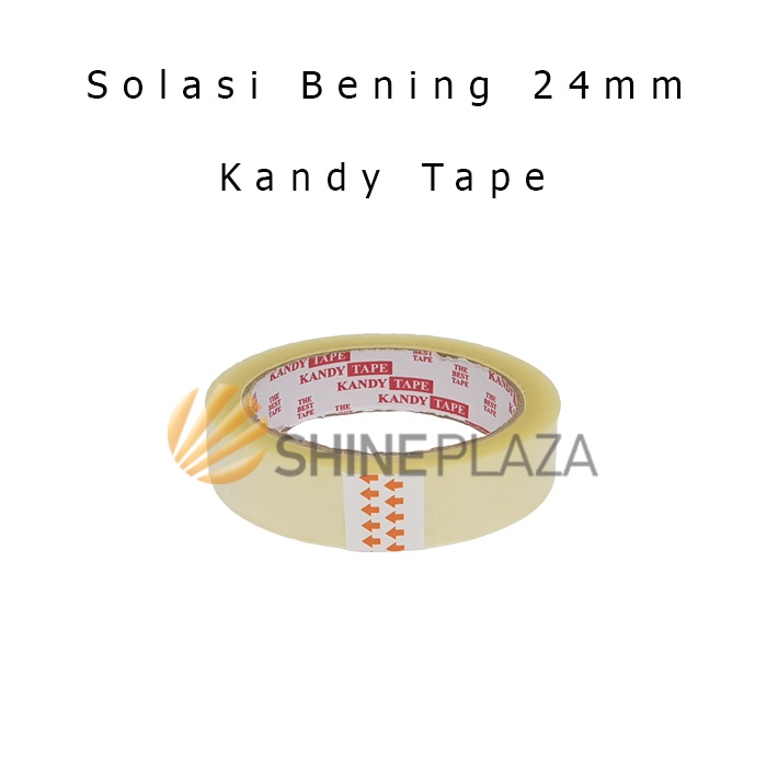 

Solasi Selotip Bening 24mm Kandy Tape - Isolasi Solatip 1 Inch Murah Lengket Kualitas Nachi