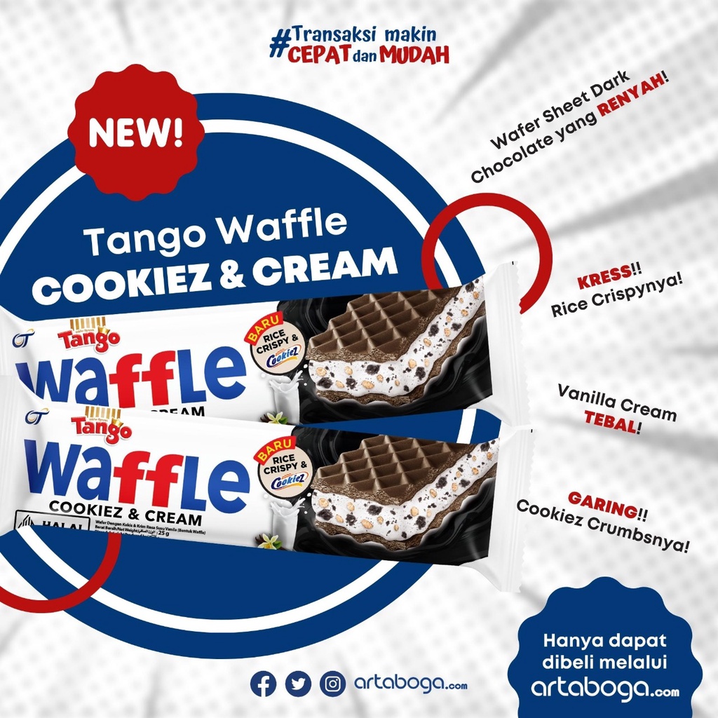 Waffle Choco Hazelnut NEW Product Tango 300 g / 12 Pcs @ 25 g