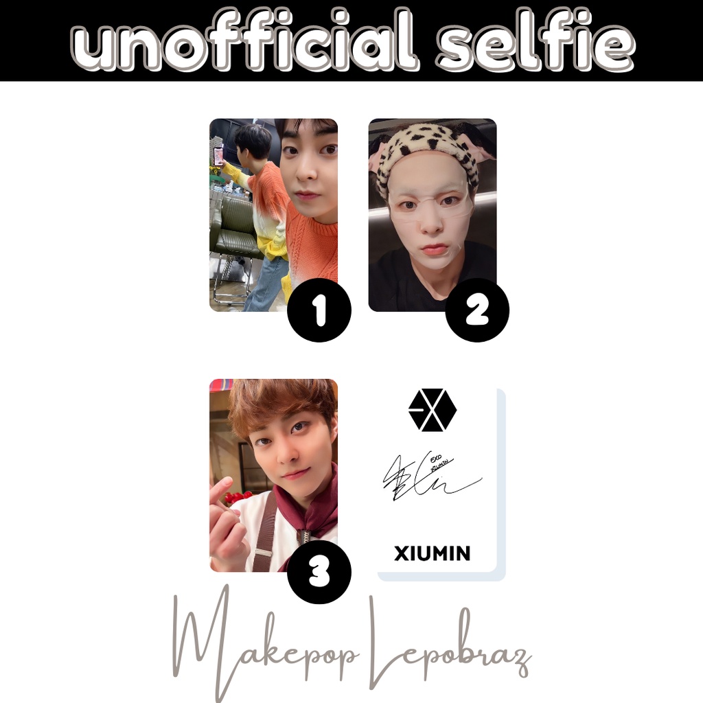 [MIN. 3 PC] EXO UNOFFICIAL SELFIE - BOYFRIENDABLE