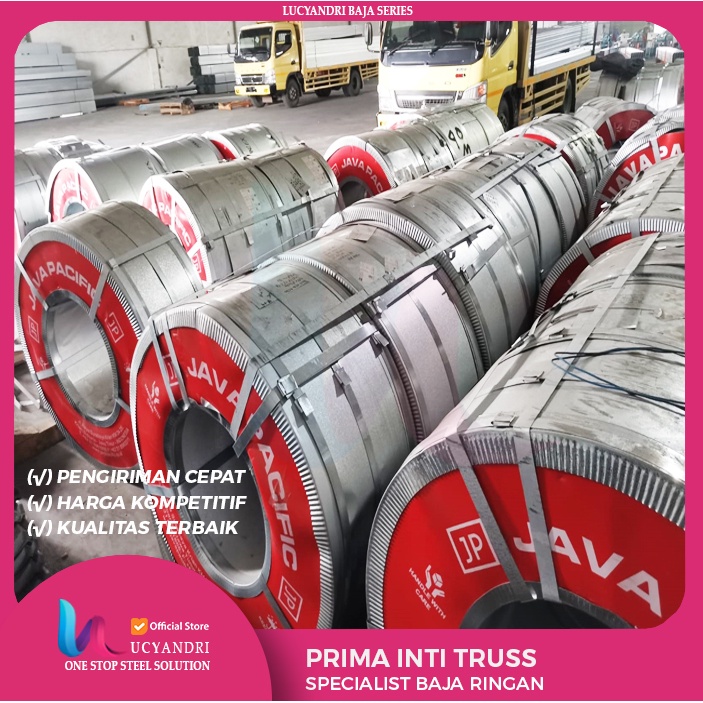 Reng Baja Ringan Prima Inti Truss 0.45 MM x 6 M Ready Stock Baja Reng45