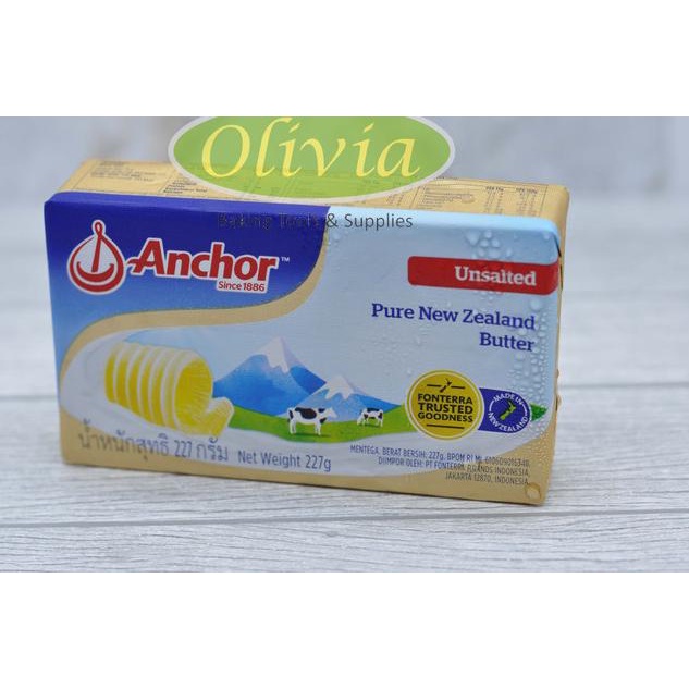 

Limited Unsalted Butter / Mentega Tawar Anchor 227g READY STOCK ORIGINAL