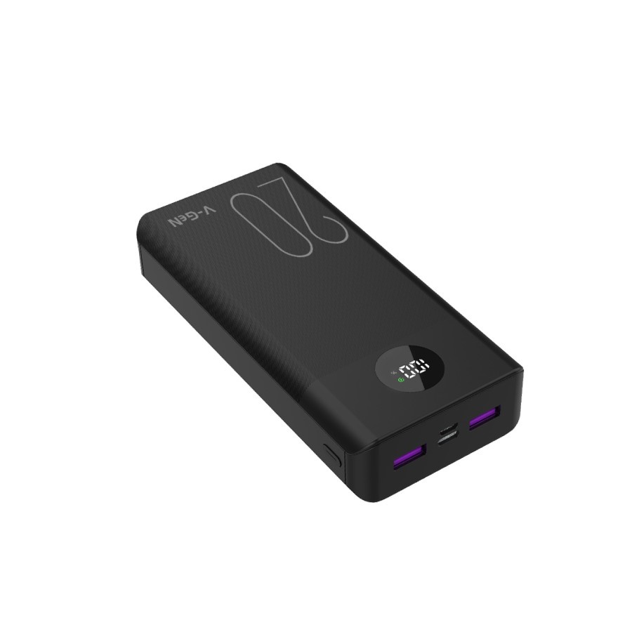 Powerbank V-GeN Rescue V20K9 20000mAh Type C Fast Charging QC PD VOOC