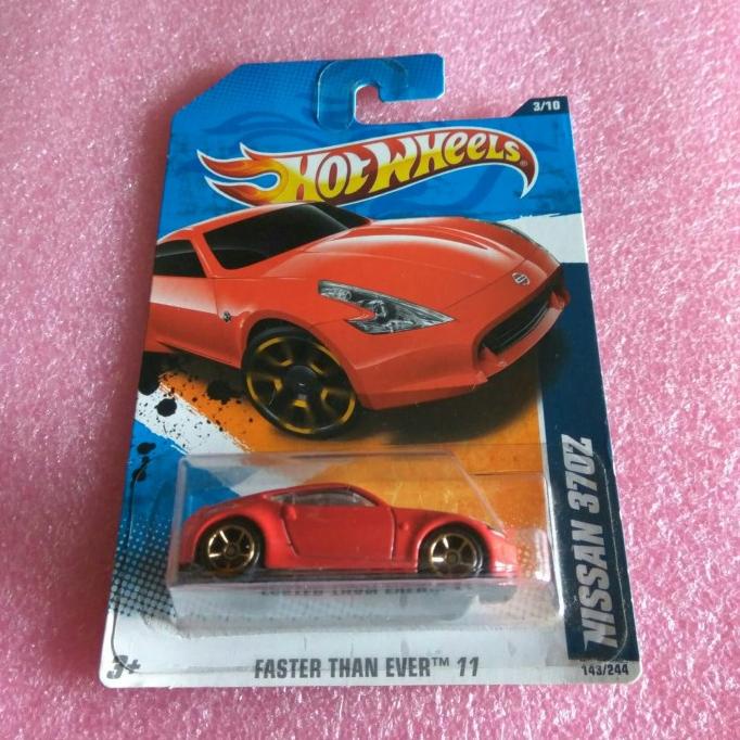 HOT WHEELS NISSAN 370Z. FTE FASTER THAN EVER SERIES 2011. WARNA MERAH.