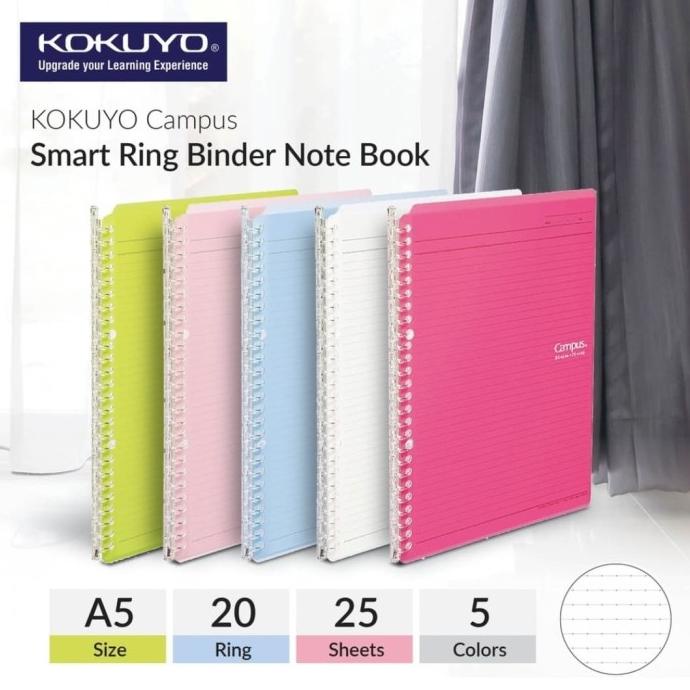 

Terbaru !!! Kokuyo Smart Ring Binder L-Sp130(A5)