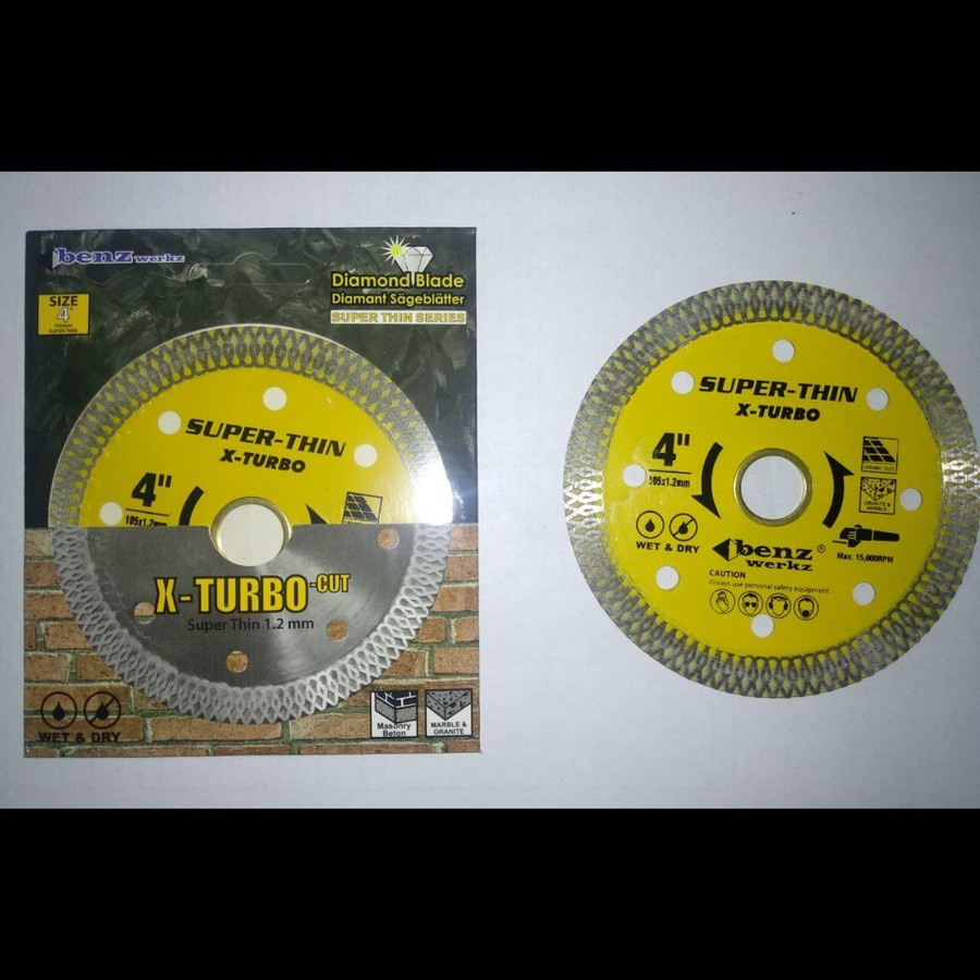 MATA GERINDA TIPIS POTONG GRANIT MARMER TURBO 4 INCH