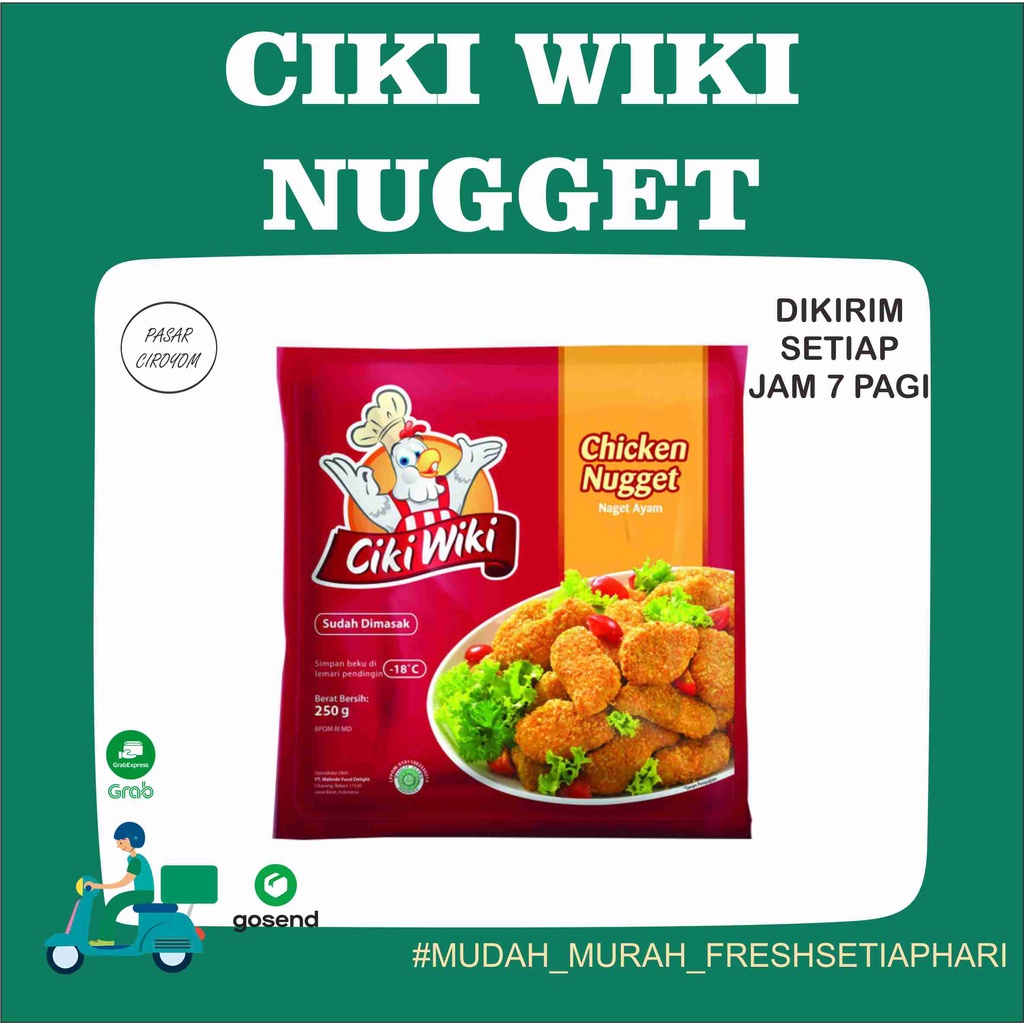

CIKI WIKI NUGGET /CIKI WIKI SOSIS/ CIKI WIKIBURGER FRESH MURAH BANDUNG