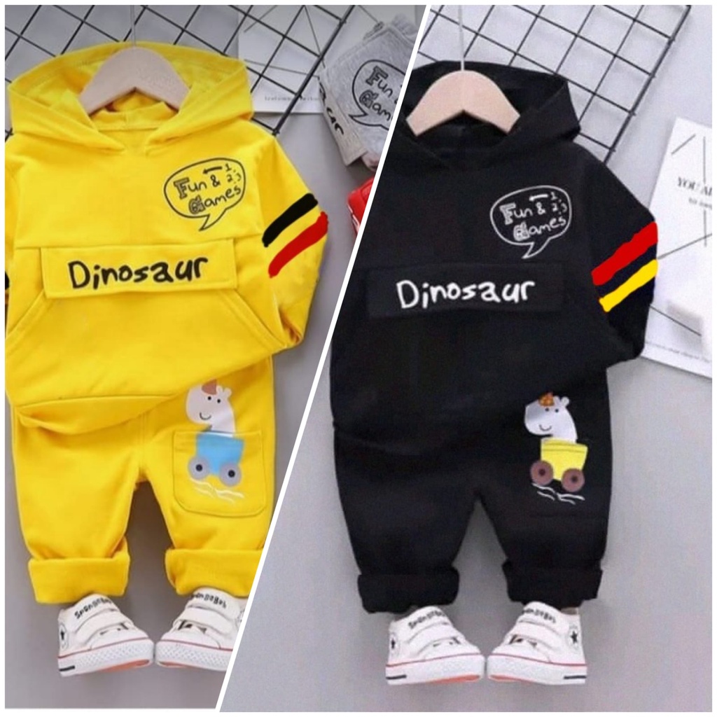 Setelan Baju HOODIE Anak Laki Laki - Setelan Anak Motif