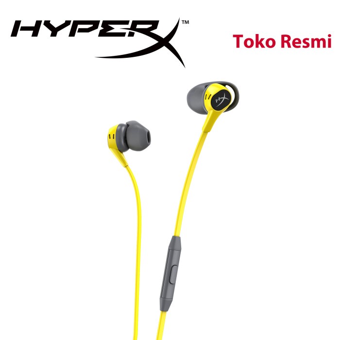 Terlaris Hyperx Cloud Earbuds Yellow