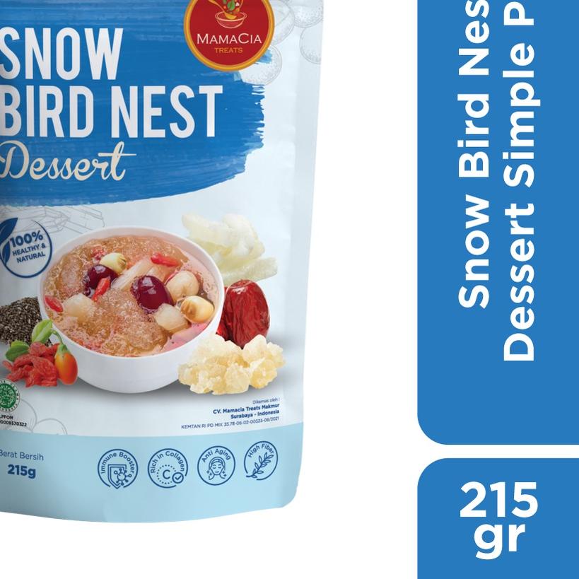 

✳ Mamacia Treats Paket Snow Bird Nest Dessert Simple Pack (Teman Setia Peach Gum) ✶