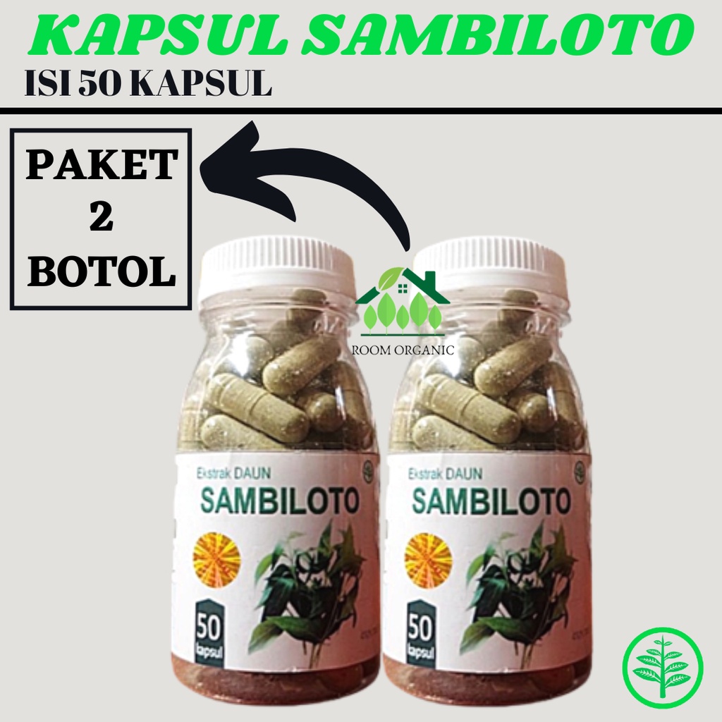 

Obat diabetes herbal Sambiloto kapsul suplemen kesehatan kapsul gula darah PAKET ISI 2 BOTOL