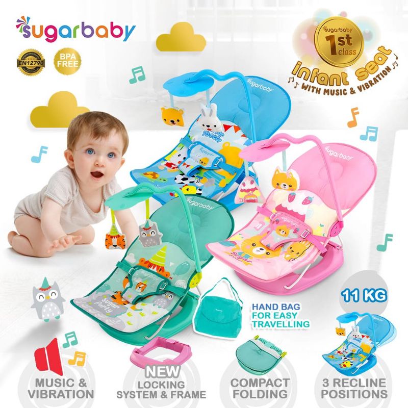 Sugar Baby Infant Seat Kursi Bayi bouncer/ Tempat Duduk Bayi