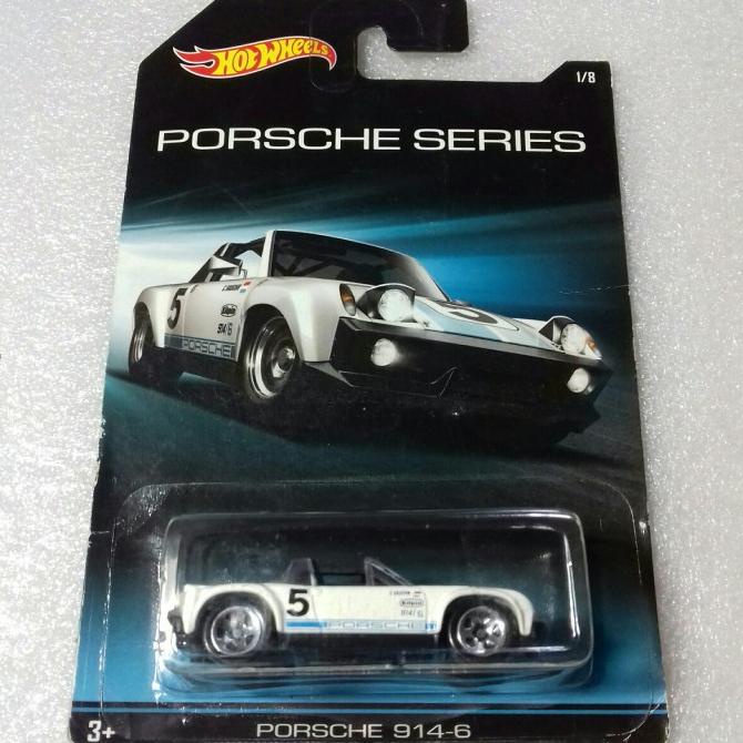 HOT WHEELS PORSCHE 914-6. CARD PORSCHE SERIES 2014. WARNA PUTIH. ANTIK