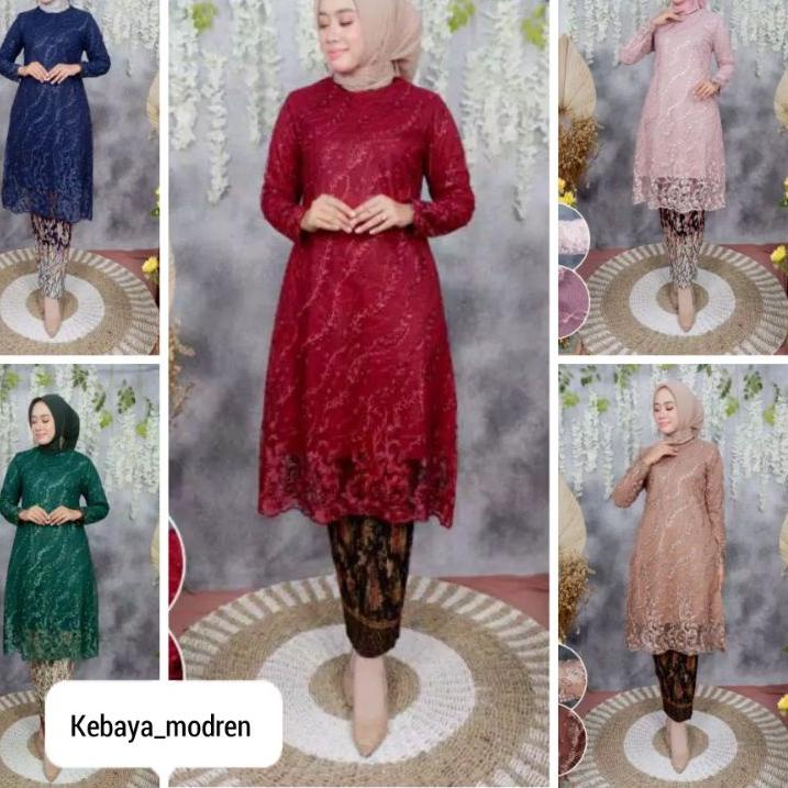 ✵ ATASAN KEBAYA TUNIK TILE/KEBAYA MODERN/KEBAYA WISUDA/BAJU KEBAYA/TUNIK/KEBAYA/BAJU/GAMIS/DRESS/BAT