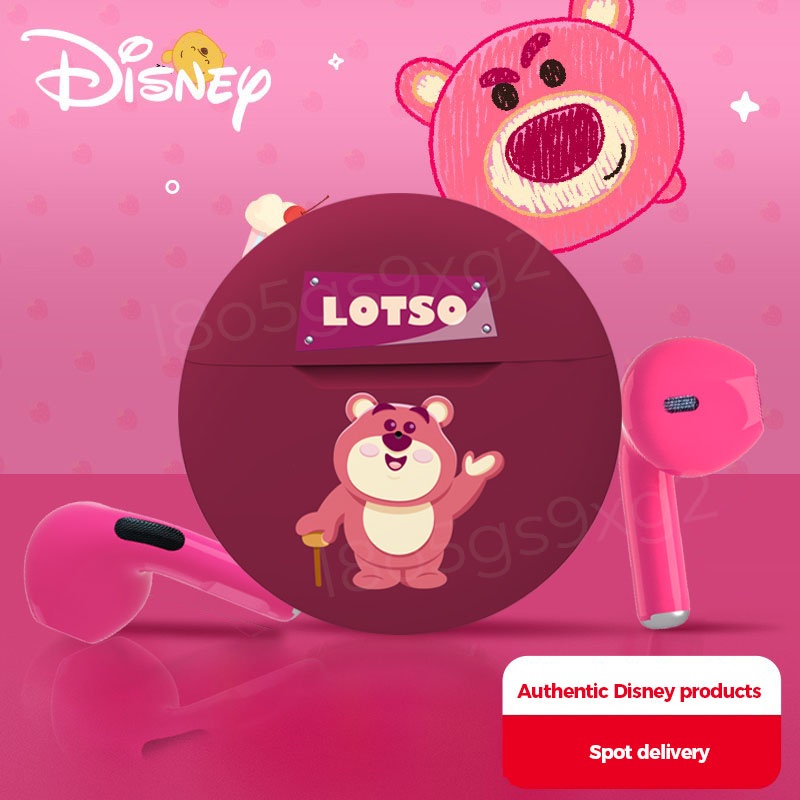 【Ready stok】100% Original Disney lotso Q33 Wireless Earphone TWS Headset Bluetooth 5.1 HiFi Stereo in-Ear Noise Reduc Earbuds