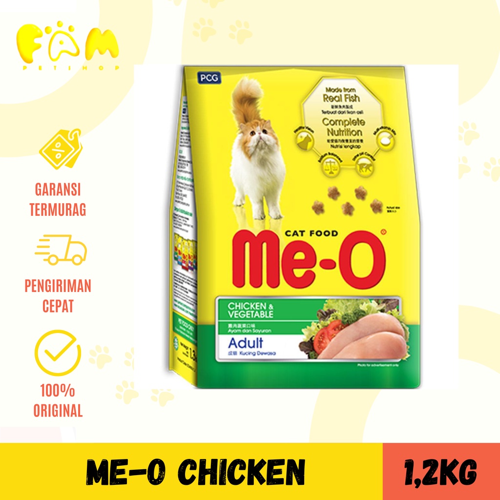 Me-o Adult Chicken 1,2kg - Makanan Kucing Me-o