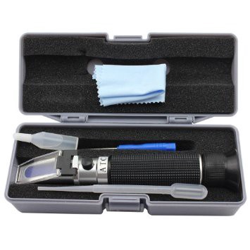 Fygalery Alat Ukur Kadar Garam Makanan Minuman Refractometer Salt Salinity