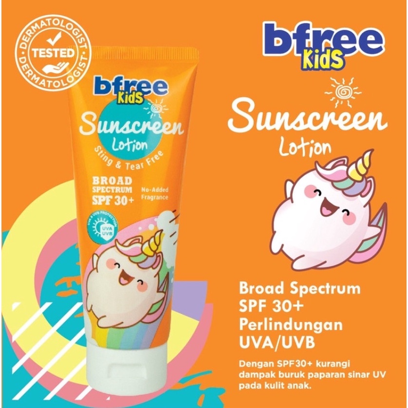 Willsen BFREE Kids Sunscreen Lotion Spf 30+ Daily Lotion 100ml