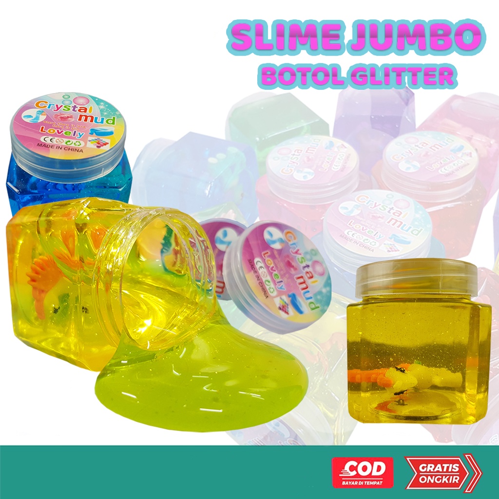 Mainan Slime Botol Gliter Berisi Jumbo/ Slime Botol Termurah / Slime Botol 09AP