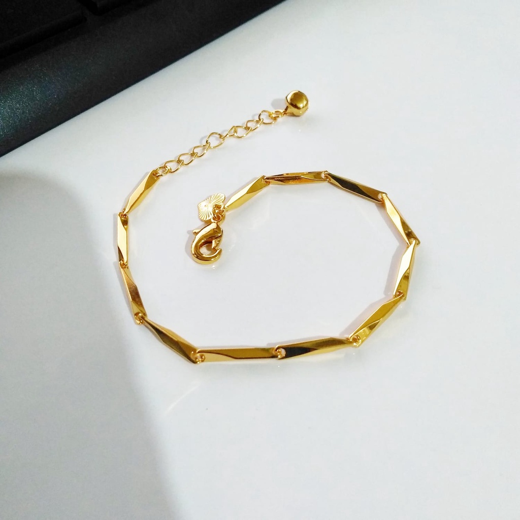 AV179 Grosir Gelang Tangan Dewasa Gelang Lapis Emas