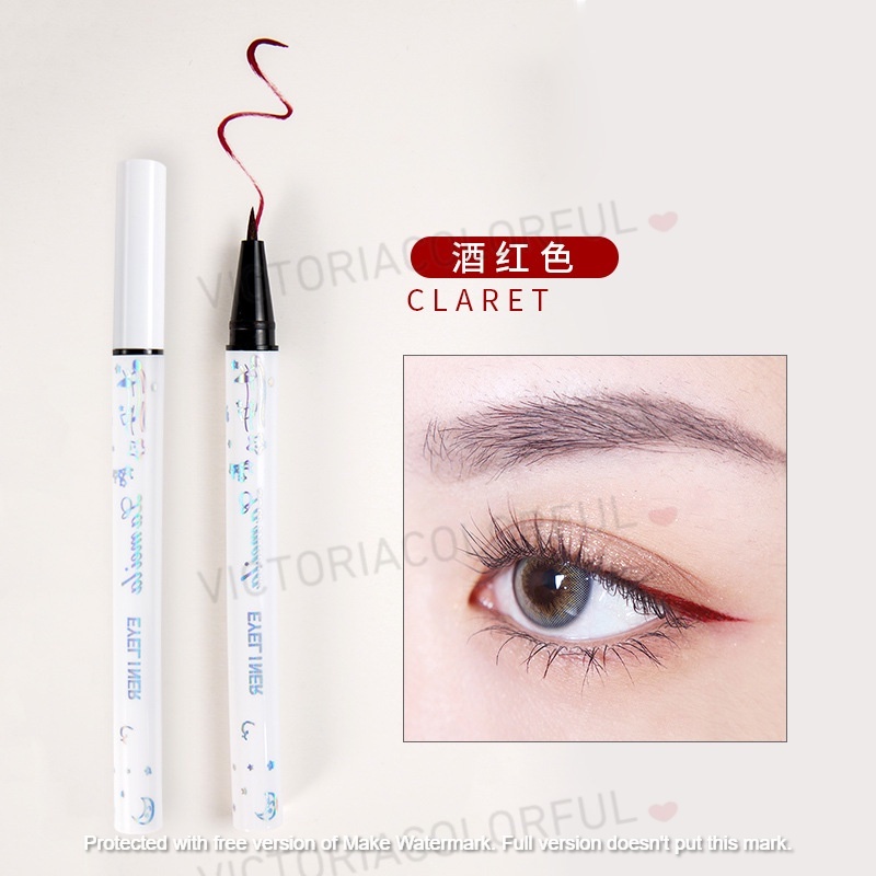 LAMEILA Eyeliner Warna 6 Colors Waterproof and Long Lasting