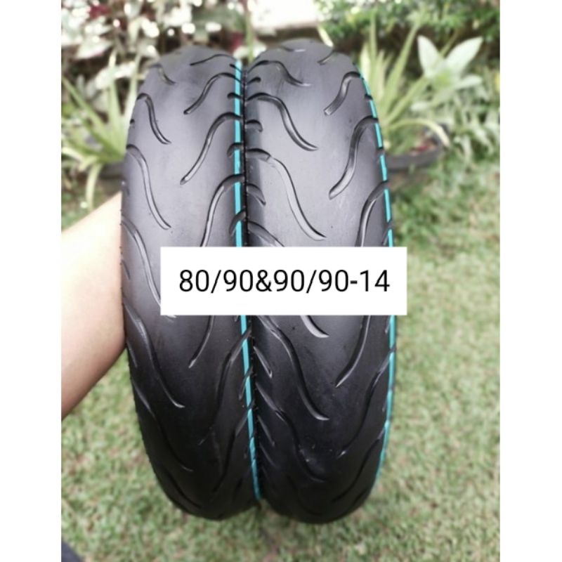 sepasang ban all motor matic ring14 tubles