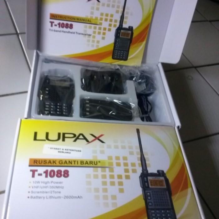 HT LUPAX T1088 10 WATT TRIBAND GARANSI RESMI LUPAX CENTER