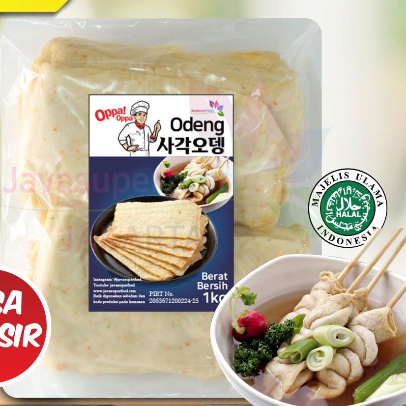 

▲ Oppa Odeng Eomuk Korea Fish Cake 1kg Halal ☋