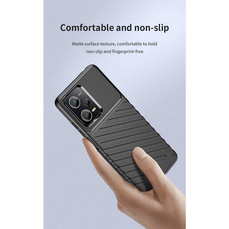 REDMI NOTE 12 / NOTE 12 PRO COVER SOFT CASE RUGGED ARMOR THUNDER SILIKON SOFTCASE