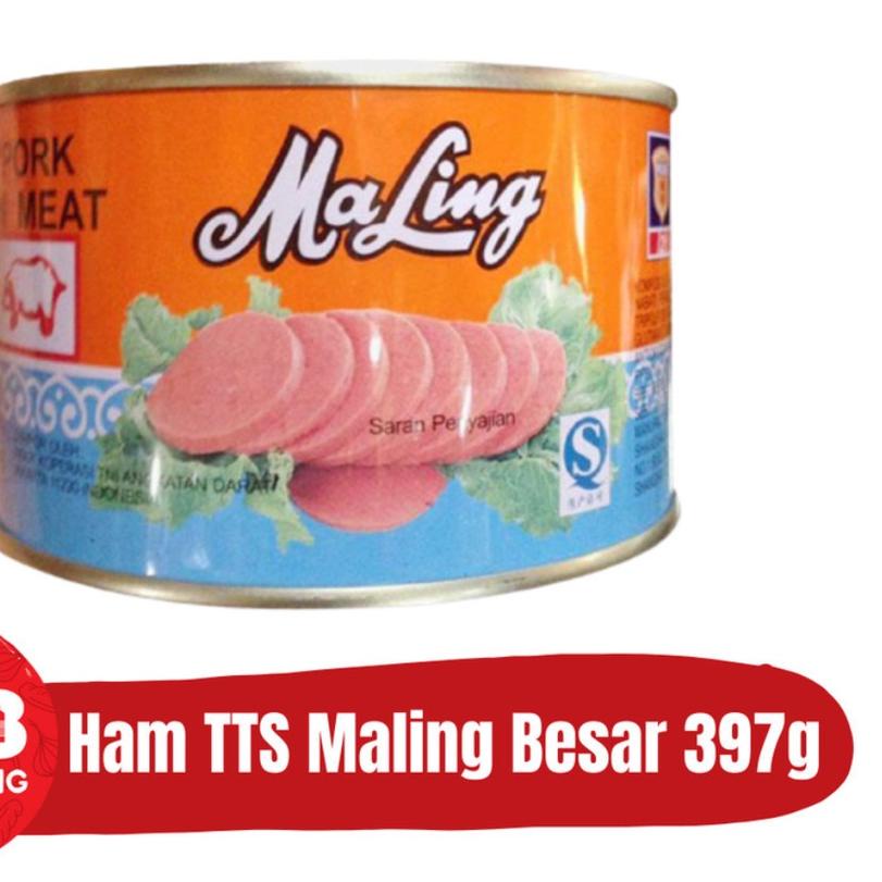 

➦ HAM TTS/ MALING TTS LUNCHEON PORK MEAT 397g ☇