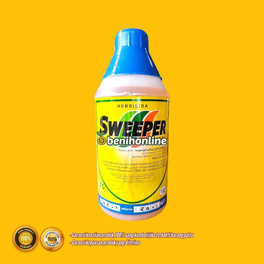 HERBISIDA SISTEMIK SWEEPER 480SL 1 LITER - Glifosat 480SL pembasmi gulma polar chem